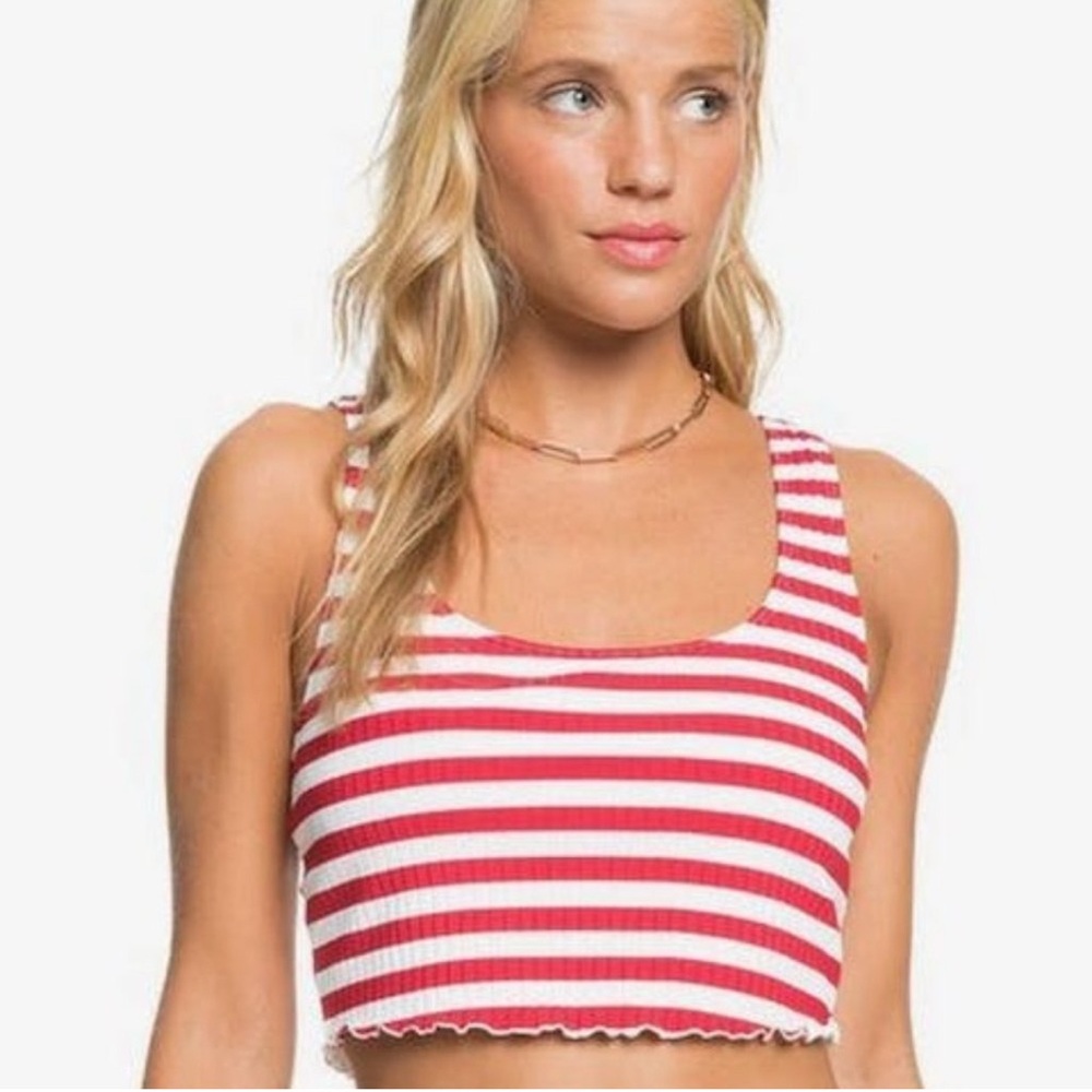 Roxy Hello July Tank Top Swim Bikini Top